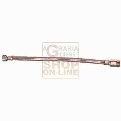 STAINLESS STEEL FLEXIBLE FITTING MALE 1/2 FEMALE 3/8 CM. 25