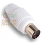 FME ART. 32.000 STRAIGHT COAXIAL PLUG FOR TV ANTENNA CABLE MM. 7