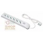 FME ART.410200 MULTIPRESA FIDO 6P BIPASSO CON SCHOKO E