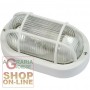 FME ART.62702 PLAFONIERA OVALE GRIGLIA BIANCA WATT 60 