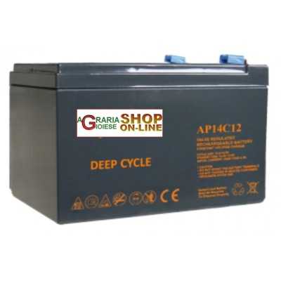 SEALED CYCLIC LEAD BATTERY 12V 14AH RECHARGEABLE AND SEALED