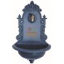 WALL FOUNTAIN IN CAST IRON ANTIQUE GREEN COLOR WITHOUT TAP