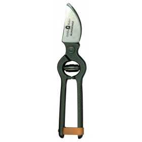 Vineyard scissors burnished handles with leather closure cm. 23