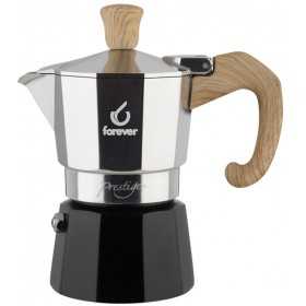 FOREVER Coffee machine Miss Woody wood effect 1 cup