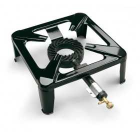 STOVE WITH GAS BURNER FRAME IN PAINTED STEEL CM. 42x42