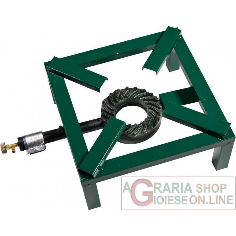 STOVE WITH GAS BURNER FRAME IN PAINTED STEEL CM. 45 X 45