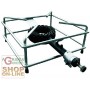 STOVE WITH GAS BURNER GALVANIZED STEEL FRAME CM. 40 X 40 HEAVY