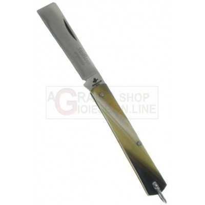 FRARACCIO HUB KNIFE FAKE HORN HANDLE STAINLESS STEEL BLADE CM.