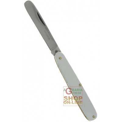FRARACCIO KNIFE RASOLINO CATANESE WHITE HANDLE FLAT CM. 17