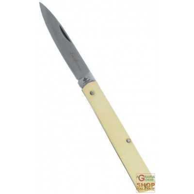 FRARACCIO KNIFE PULLED BRASS HANDLE STAINLESS STEEL BLADE CM. 15