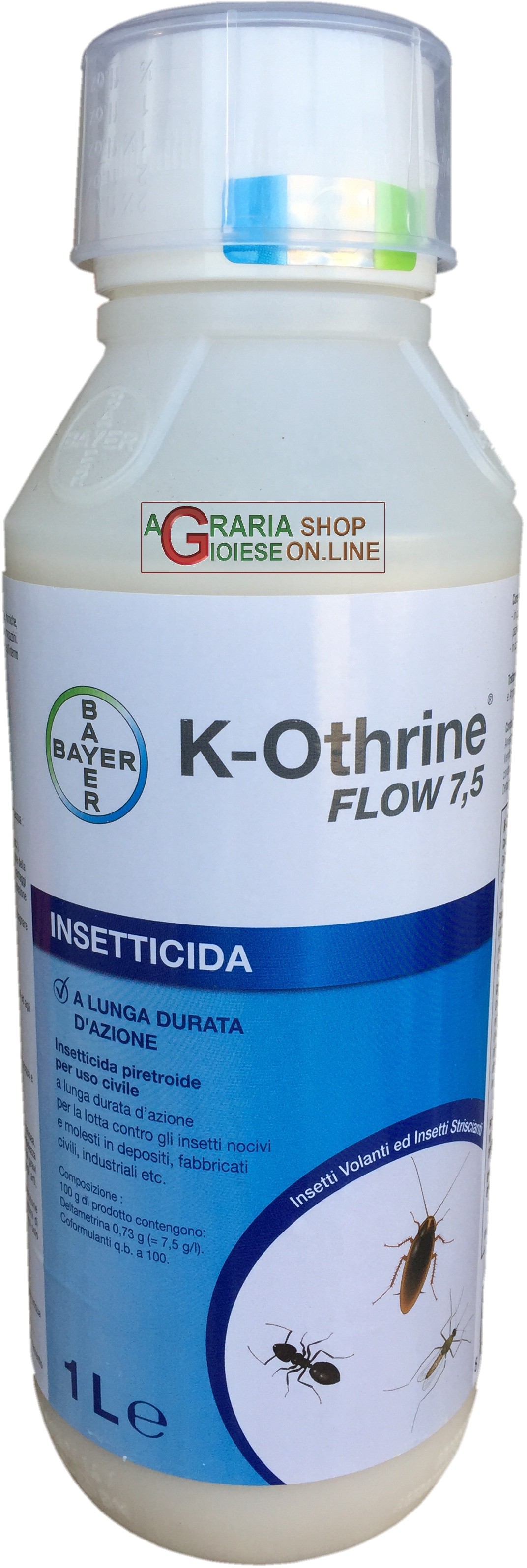 BAYER INSETTICIDA K-OTHRINE FLOW 7,5 A BASE DI DELTAMETRINA LT. 1