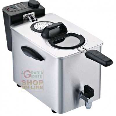 RGV PROFESSIONAL ELECTRIC FRYER IN STAINLESS STEEL CAPACITY LT.