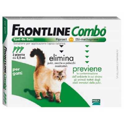 FRONTLINE PESTICIDE FLEAS COMBO SPOT-ON CATS CF. 3