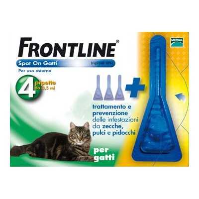 FRONTLINE PESTICIDE FLEAS SPOT-ON CATS CF. 4