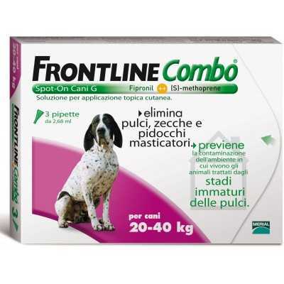 FRONTLINE PESTICIDE FLEAS TICKS COMBO SPOT-ON 20 - 40 KG.