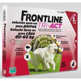 FRONTLINE PESTICIDE FLEAS TICKS TRI-ACT 40 - 60 KG.
