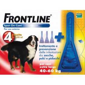 FRONTLINE SPOT-ON PESTICIDE PIPETTES FOR DOGS FROM KG. 40 - 60