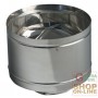 FUMAIOLO ANTIPIOGGIA A BOTTE ACCIAIO INOX AISI 304 CM. 13 