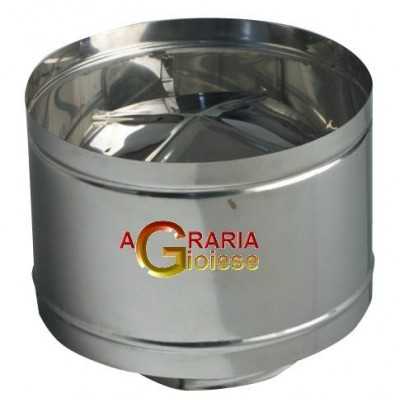 WINDPROOF TERMINAL SMOKE FOR PELLET STOVE DIAM. CM. 8 F