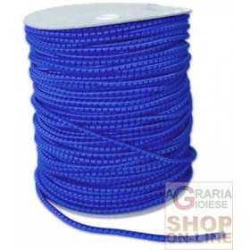 ELASTIC ROPE MM. 8 OF BLUE COLOR MT. 200
