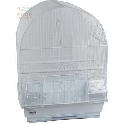 CAGE FOR CANARIES TORINO MODEL CM. 35x28x46h. WHITE COLOR
