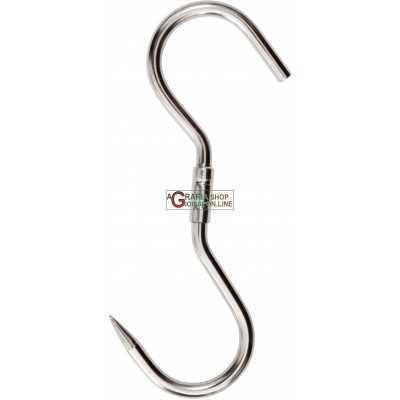 GANCIO PER MACELLAI INOX GIREVOLI MM. 240x10 
