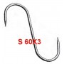 GANCIO PER MACELLAIO A S MM. 60X3 