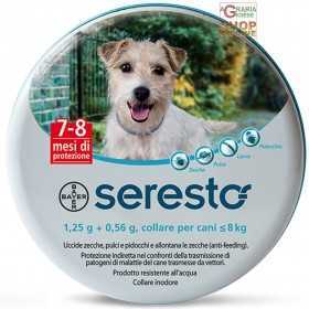 BAYER SERESTO PESTICIDE COLLAR FOR DOGS UP TO KG. 8