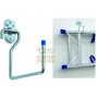 MULTIPURPOSE GALVANIZED WALL HOOK ART. 4040 CM. 15