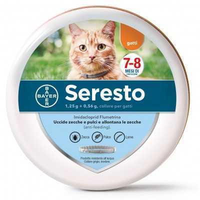 BAYER SERESTO COLLARE ANTIPARASSITARIO PER GATTI FINO A KG. 8 