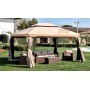 GAZEBO IN ALLUMINIO MOD. ADVENTURE MAGNUM cm 360 x 480 x 290h 