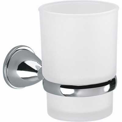GEDY ART. GE10 GENZIANA CUP HOLDER IN CHROME STEEL