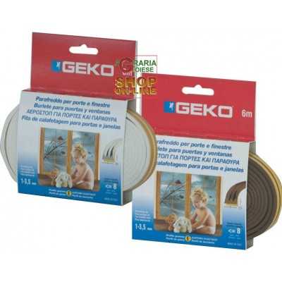 GEKO STRIP COVER PROTECTION IN WHITE RUBBER EPDM TYPE E MT. 6