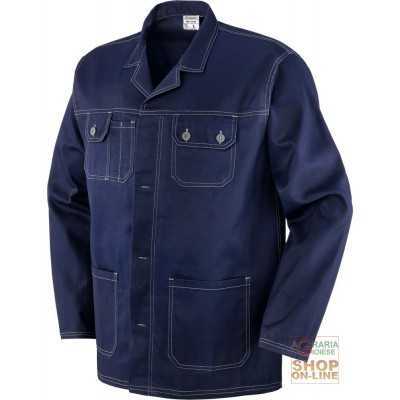 JACKET 100% SANFORISED COTTON GR 250 MULTIPOCKETS SEAMS IN