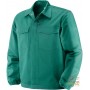 FIREPROOF JACKET IN 100% COTTON FABRIC GR 370 MQ GREEN COLOR TG