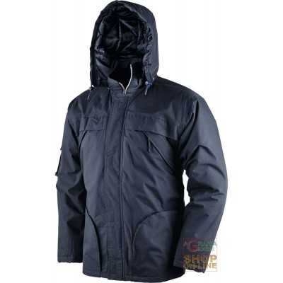 POLYESTER COTTON JACKET PADDED IN POLYESTER COLOR BLUE SIZE SML