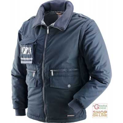COTTON POLYESTER JACKET WITH DETACHABLE SLEEVE BADGE HOLDER