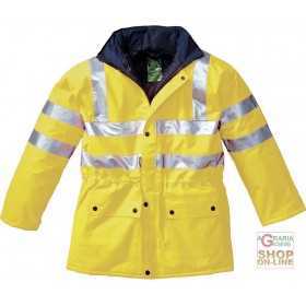 JACKET IN SYNTHETIC NON-BREATHABLE FABRIC WITH PADDING AND