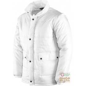 NYLON JACKET WITH DETACHABLE SLEEVES COLOR WHITE SIZE SML XL XXL