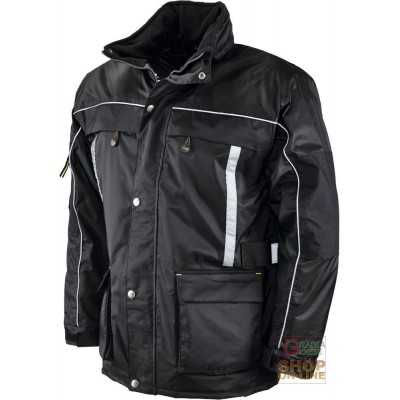 NYLON OXFORD JACKET PADDED IN POLYESTER EXTERNAL BELT WITH
