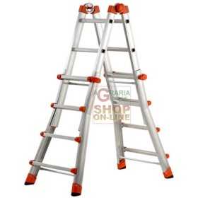 GIERRE PEPPINA EXTENDABLE TELESCOPIC LADDER SUPER EN131 KG. 150