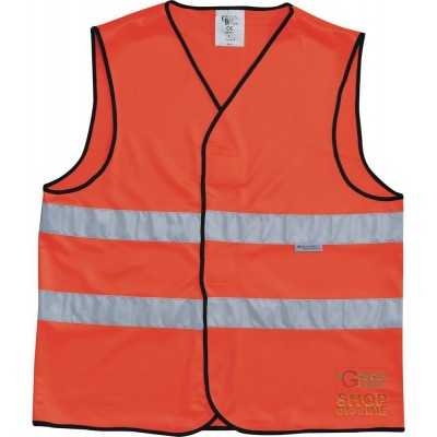 GILET 100% POLYESTER WITH REFLECTIVE BANDS 3M CM 5 EN 471 CLASS