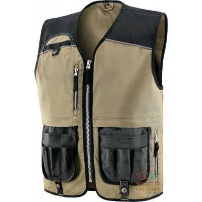VEST 60% COTTON 40% POLYESTER REINFORCEMENTS IN POLYESTER COLOR