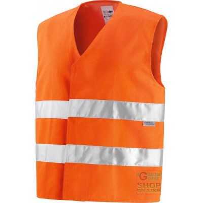 VEST 40% POLYESTER 60% COTTON GR 240 MQ CA WITH 3M BANDS ORANGE