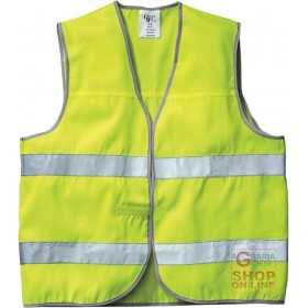 HIGH VISIBILITY VEST IN POLYESTER WITH REFLECTIVE BANDS EN 471