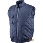 GILET COTONE POLIESTERE COLORE BLU TG S M L XL XXL XXXL 