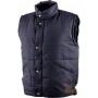 GILET COTONE POLIESTERE IMBOTTITO COLORE BLU TG S M L XL XXL