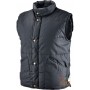 PADDED POLYESTER COTTON VEST WITH INTERNAL MOBILE PHONE HOLDER