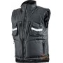 VEST IN POLYESTER PVC WITH BADGE HOLDER COLOR BLACK TG S XXL