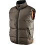 VEST IN POLYESTER PVC PADDED BROWN COLOR TG S XXL